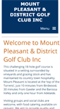 Mobile Screenshot of mtpleasantgolfclub.com.au